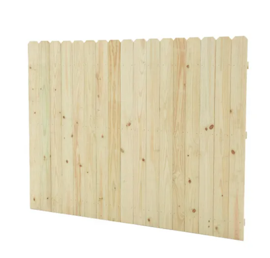 6'x8' 1x6 Pressure Treated Wood Dog Ear Section