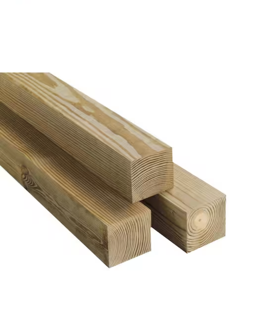 4x4x8 Flat top Post Pressure Treated Wood
