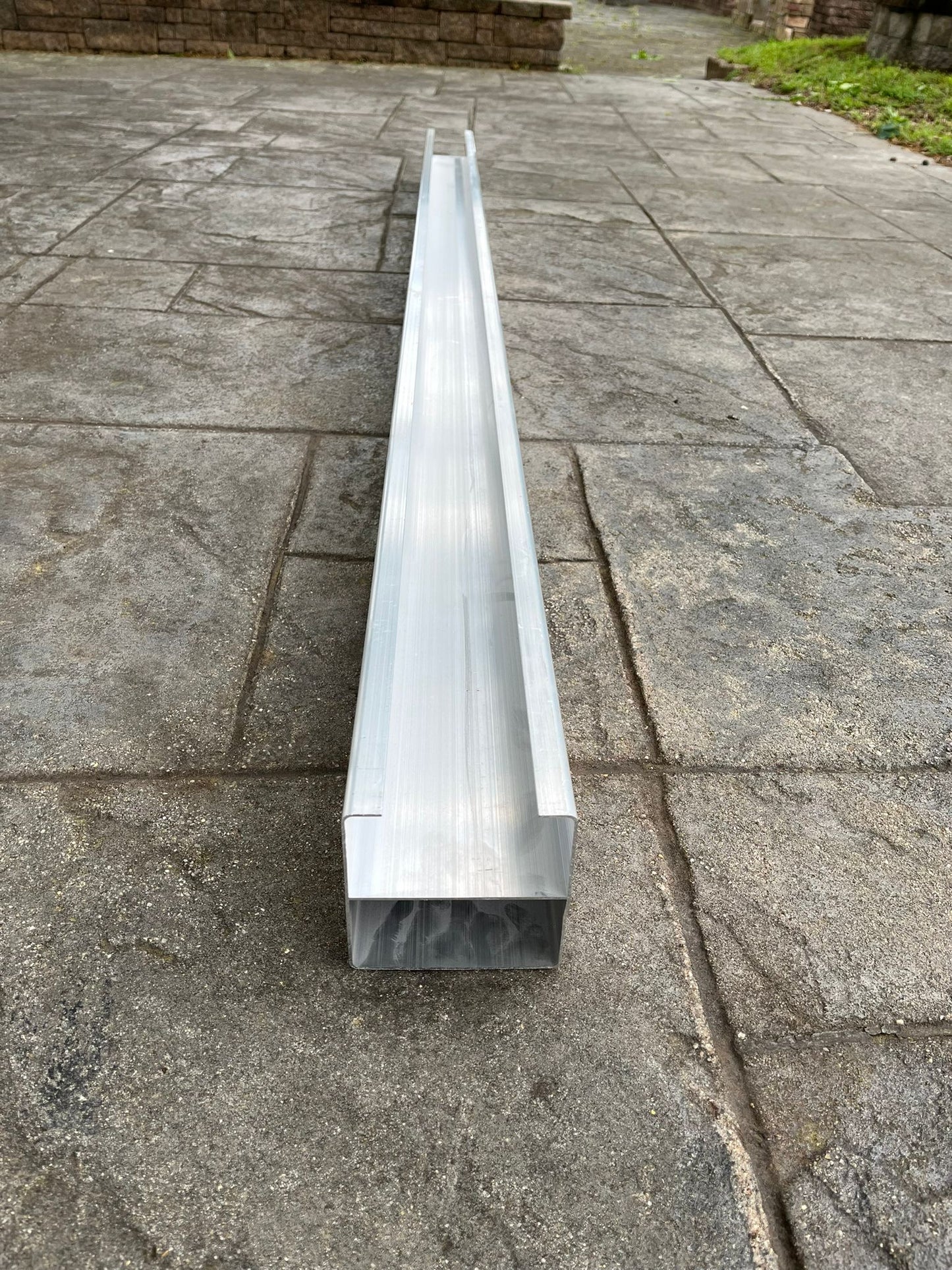 Aluminum Post Insert Stiffner for 5x5 Vinyl Gate Post