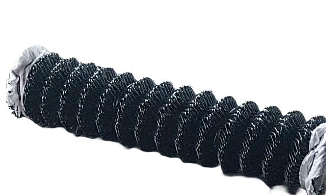 48" 9 Gauge Black System 2" Mesh Roll